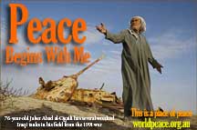 Non-violence, find peace - World Peace Society of Australia