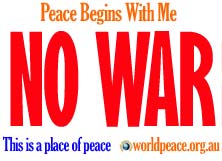 Non-violence, find peace - World Peace Society of Australia